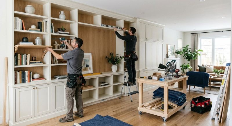 Built In Storage Installation in Frederick, MD
